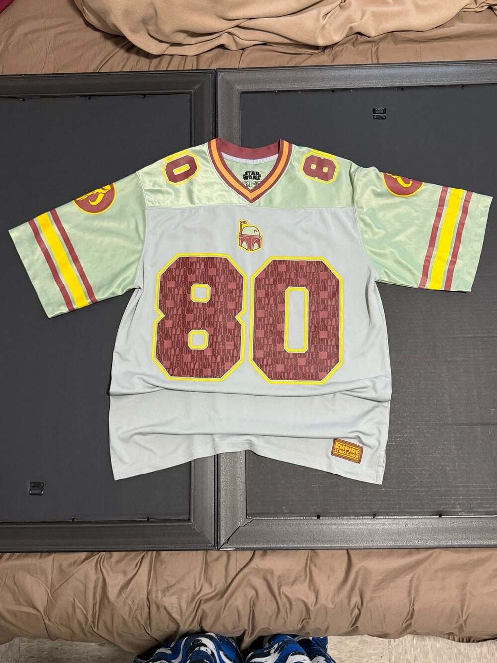 Star Wars Boba Fett 'Bounty Hunter' Football Jersey